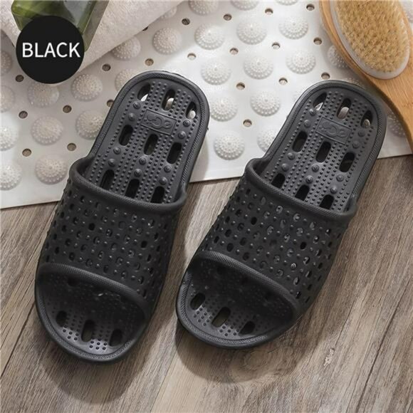 Quick Dry Shower Slides Non Slip House Slippers Indoor Bathroom Shoes Unisex - Picture 6 of 7